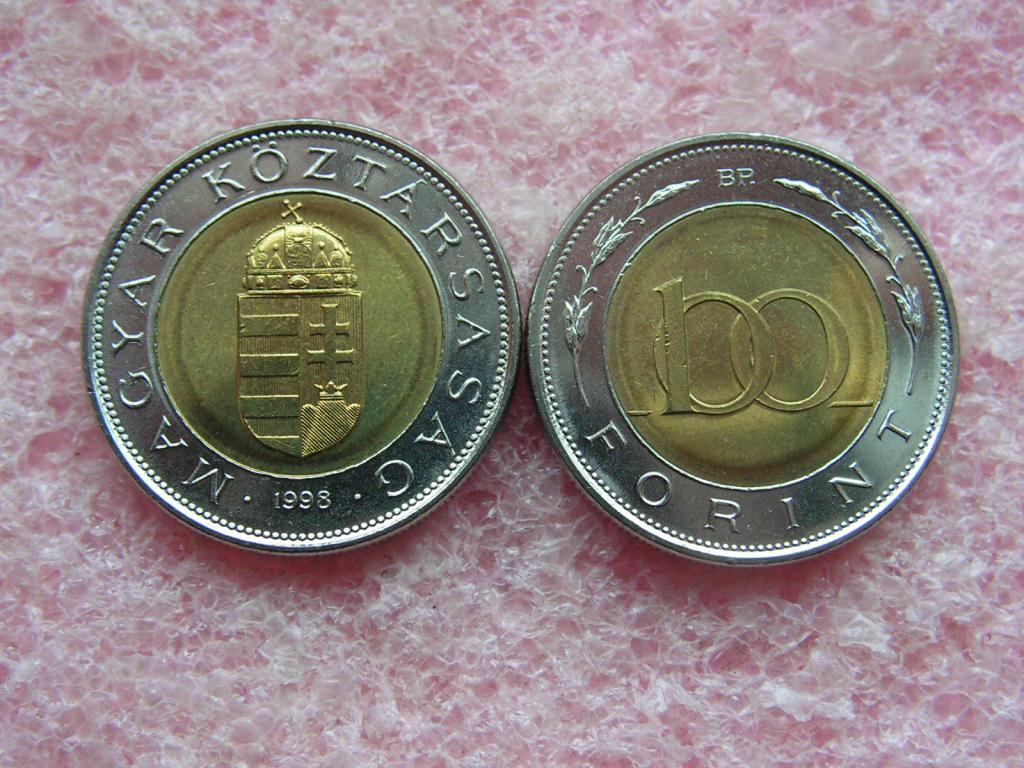 Венгрия 100 форинтов 1998 KM#721 unc