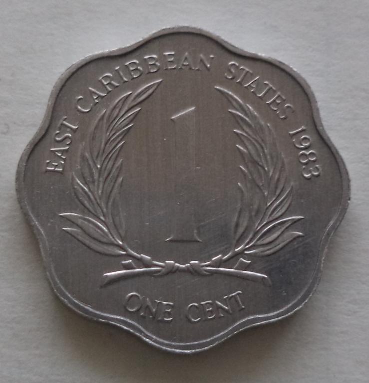 Восточно Карибские штаты 1 цент 1983 год
