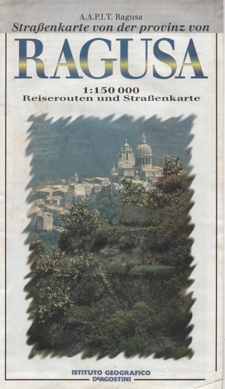 Карта (Провинция Рагуза - Сицилия 1:150000 1997)
