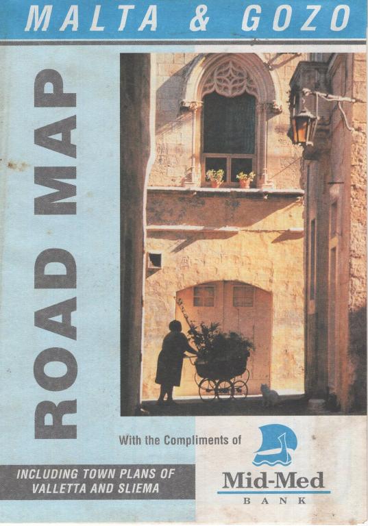 Карта дорог (Мальта и остров Гозо 1997)