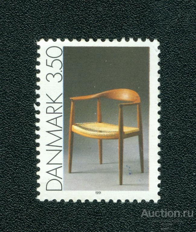 1991 г. Дания - Датский дизайн. Стул (0858f)