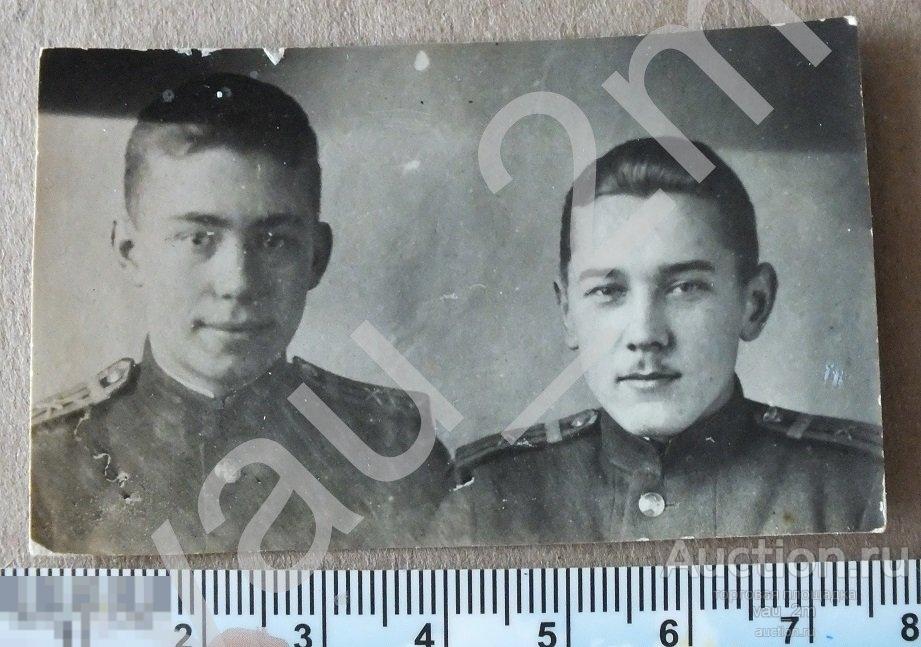 Курсанты артиллеристы РАУ Рязанское артиллерийское училище 1945 год подписано 