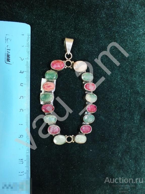 Подвеска серебро 925 проба, камни 
