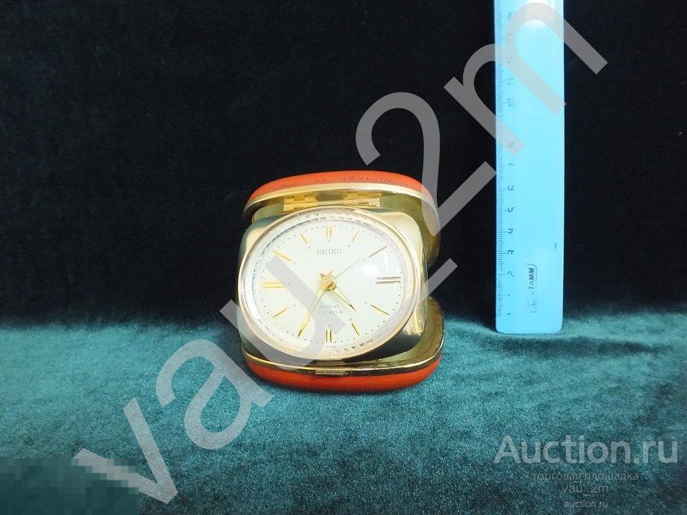 Часы будильник походный дорожный Seiko Япония 
