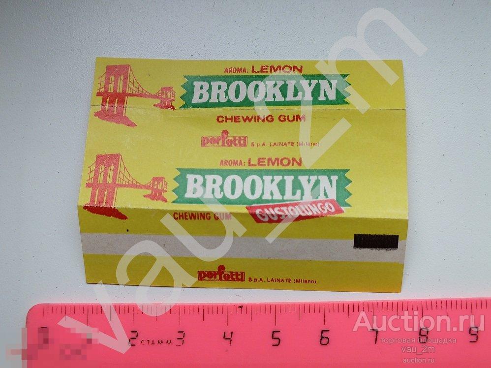 Brooklyn обертка этикетка фантик от жвачки 