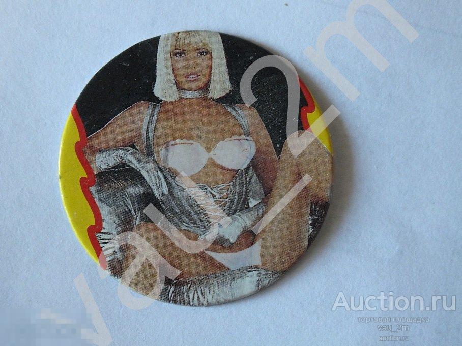 Фишка вкладыш капс Super Beach Girls Strip Her ню эротика 1990-е № 37 