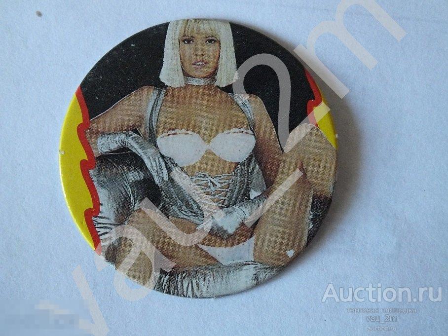 Фишка вкладыш капс Super Beach Girls Strip Her ню эротика 1990-е № 37 