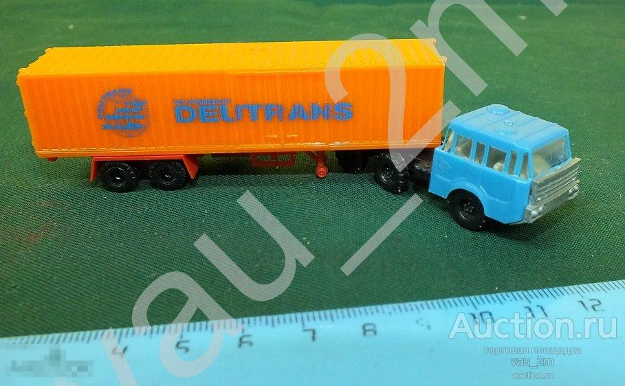 Машинка машина Татра TATRA DDR GDR ГДР фура контейнеровоз. Редкость! 