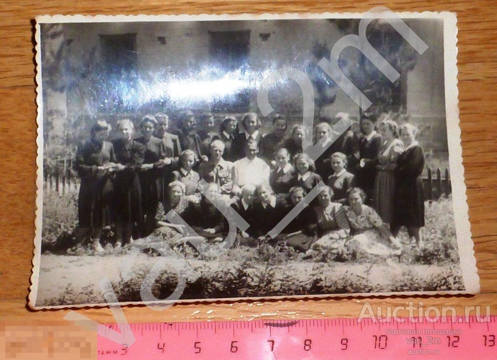 Последний день занятий в училище. 1953 год 