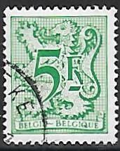Бельгия. 1979. Номинал на геральдическом льве. Used.