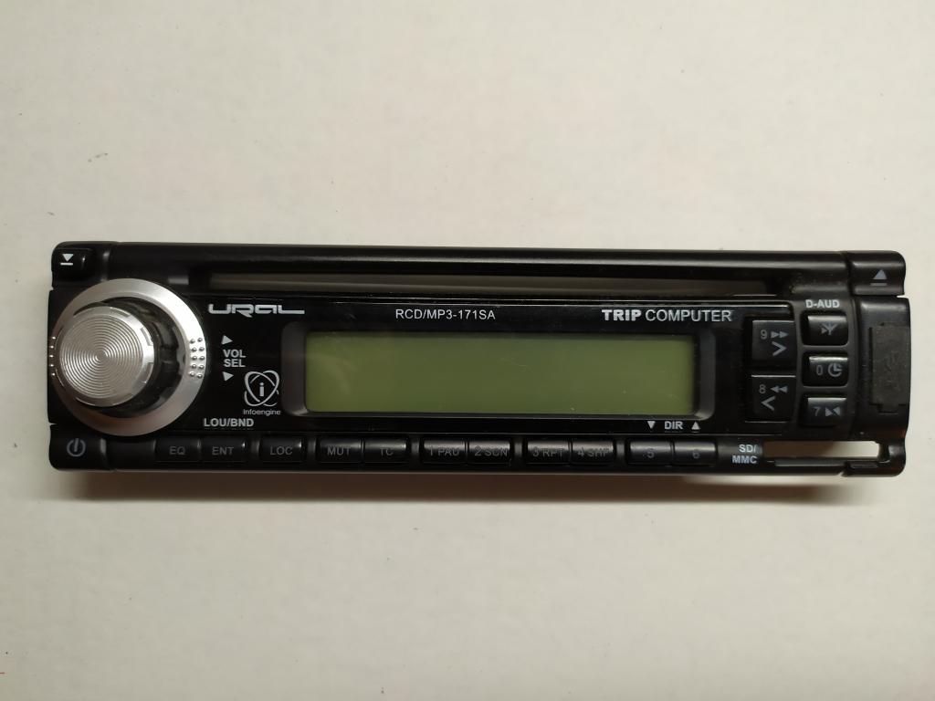 Панель автомагнитолы УРАЛ Ural RCD/MP3-171SA TRIP COMPUTER