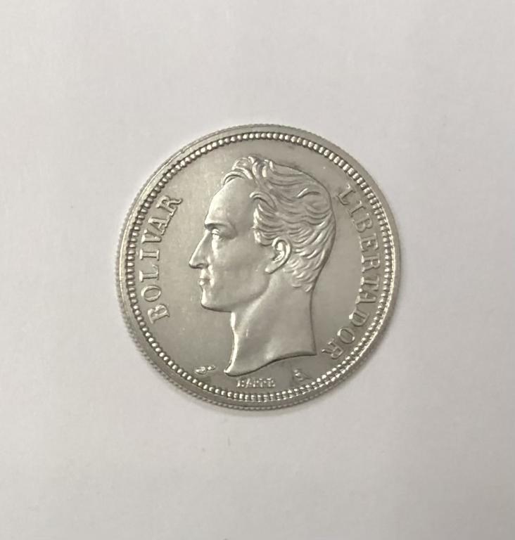 Венесуэла 1 боливар 1960 СЕРЕБРО