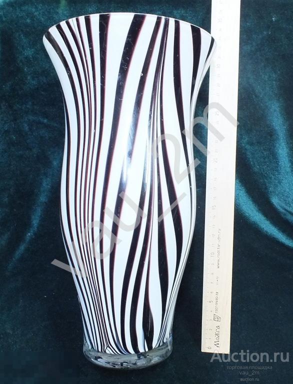 Ваза вазочка для цветов цветное стекло 