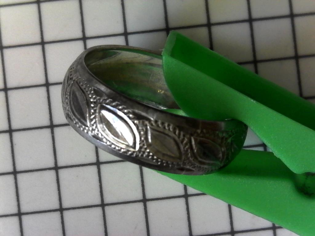 Серебряное кольцо женское, ручная авторская работа, частный заказ, патина, №1988