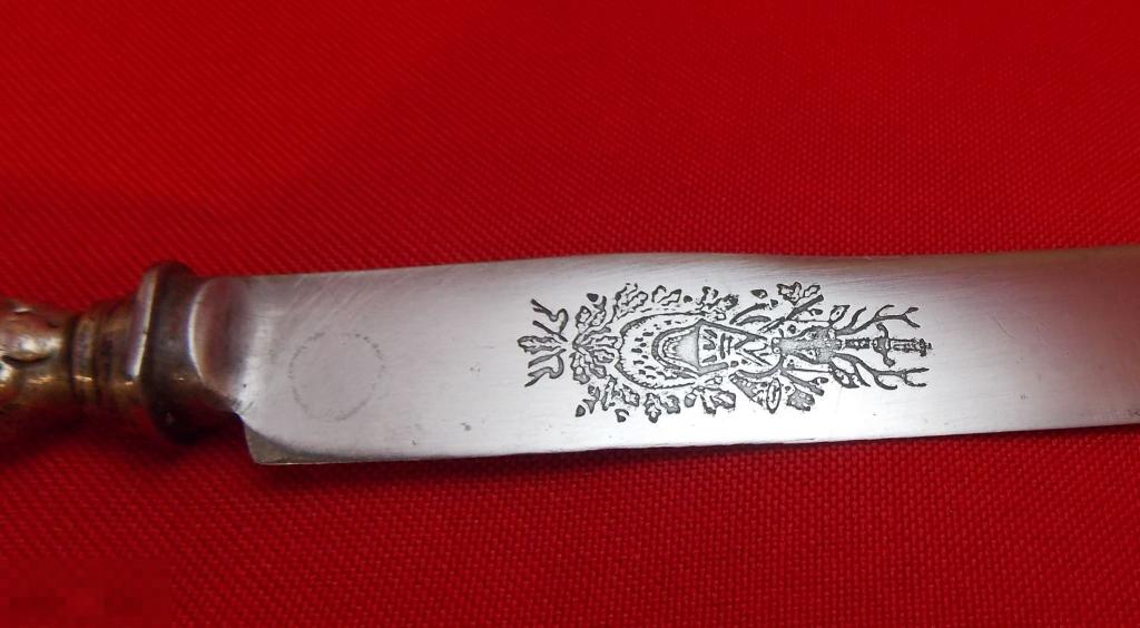 Нож столовый. Дом охотника. Царская Россия. РИА. Травлене. 