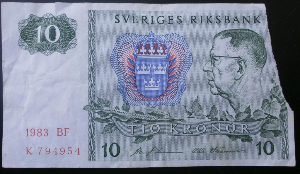 10 крон 1983 BF R 794954 дёшево!!