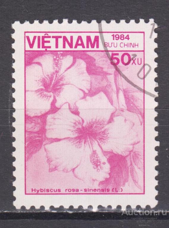 Вьетнам 1984 китайская роза Mi1534