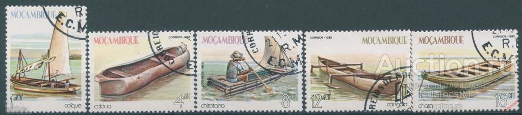 Y85 МОЗАМБИК 1982 907+ Традиционные лодки Мозамбика. Водный транспорт 