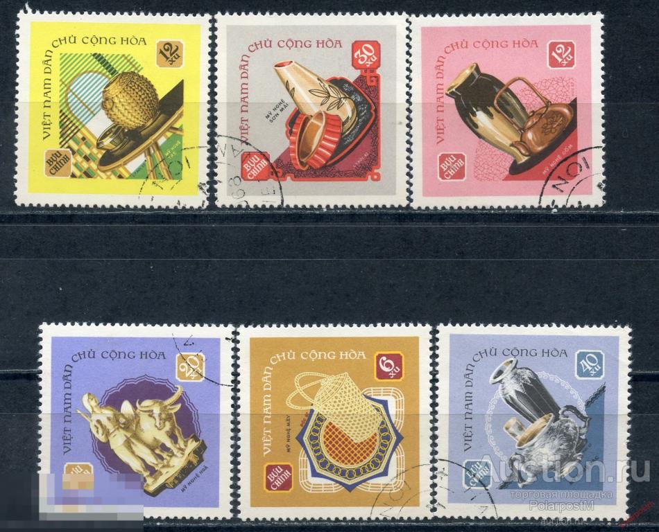 ВЬЕТНАМ СЕВЕРНЫЙ 1968 538-541 Местные искусства и ремесла 