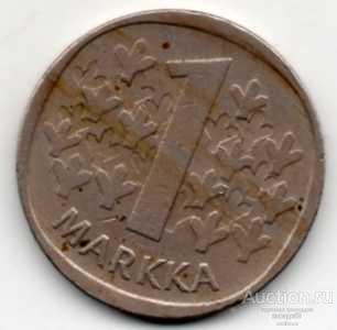 Финляндия 1 марка 1984г. KM#49a 11_6_12
