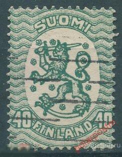 Y85 Финляндия 1927 129WB Стоящий лев. Герб Независимой Финляндии 
