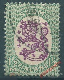Y85 Финляндия 1927 132WB Стоящий лев. Герб Независимой Финляндии 