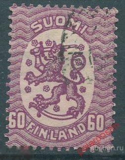 Y85 Финляндия 1925 118XA+ Стоящий лев. Герб Независимой Финляндии 