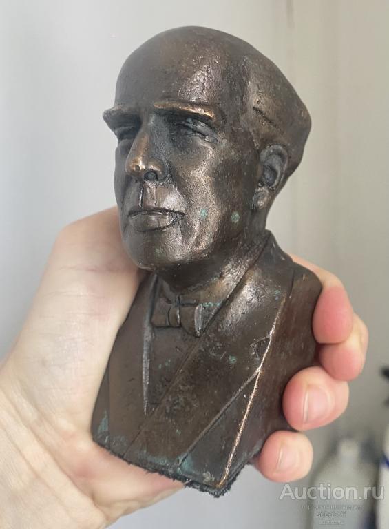 Бюст Константин Станиславский. Бронза. СССР.
