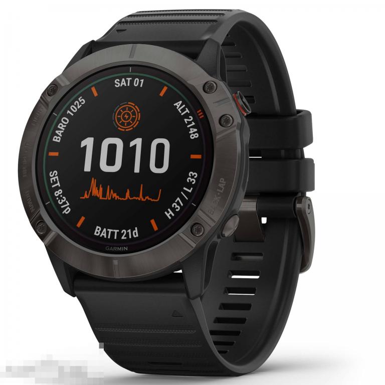 Часы Garmin Smartwatch Fenix 6X Pro Solar black/slate gray --- Арт. 67043 