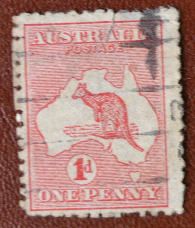 Австралия 1913 год Фауна  Кенгуру  Стандарт Гаш