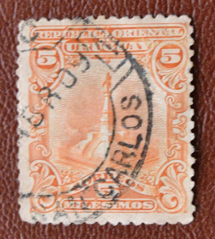 Уругвай 1898 год Архитектура  Памятник Х. Артигасу Гаш