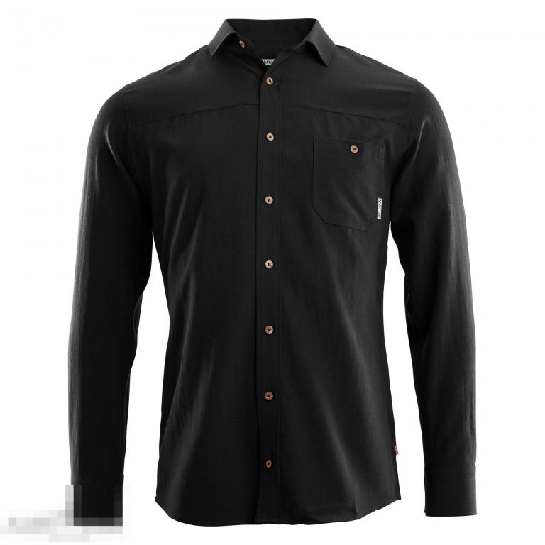 Свитер женский Aclima LeisureWool Woven Wool Shirt jet black /// Размер: XXL --- Арт. 40594 