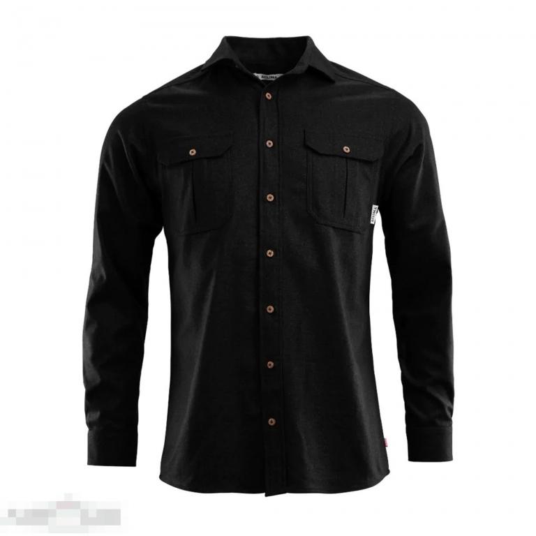 Рубашка Aclima Shirt LeisureWool ReBorn WoolShirt darkray melange /// Размер: XXL --- Арт. 90058 