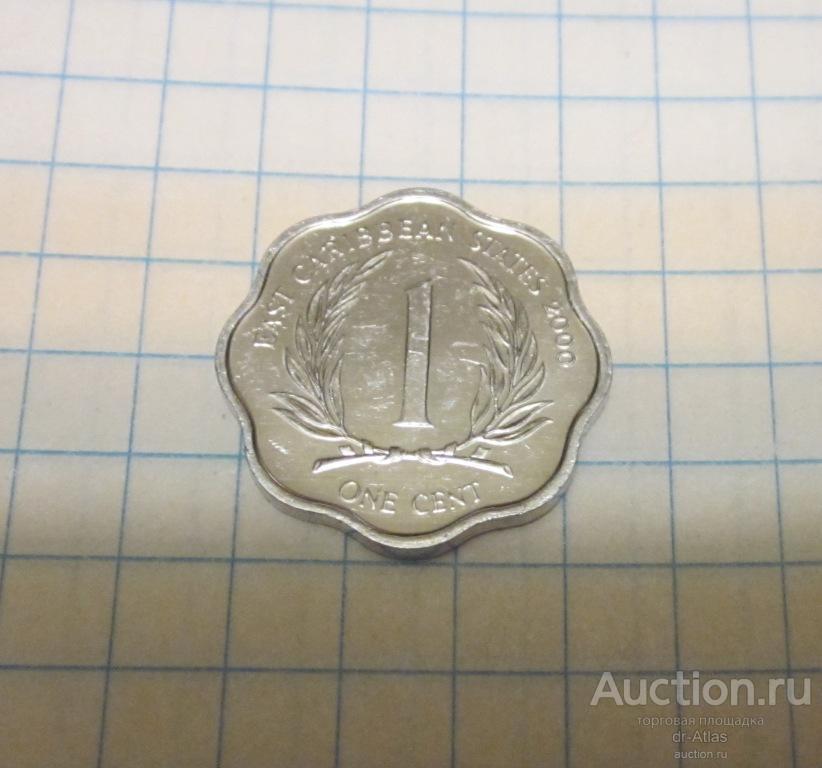 Восточно-Карибские Штаты 1 цент 2000 4244