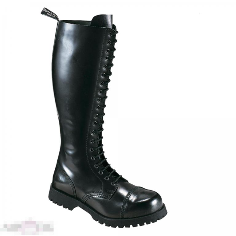 Сапоги Boots & Braces Stiefel 20-Loch schwarz /// Размер: 10 --- Арт. 61668 