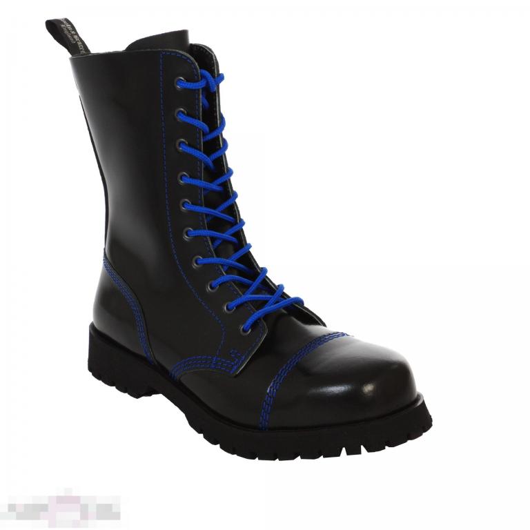 Ботинки Boots & Braces Stiefel 10-Loch blau schwarz /// Размер: 9 --- Арт. 61670 