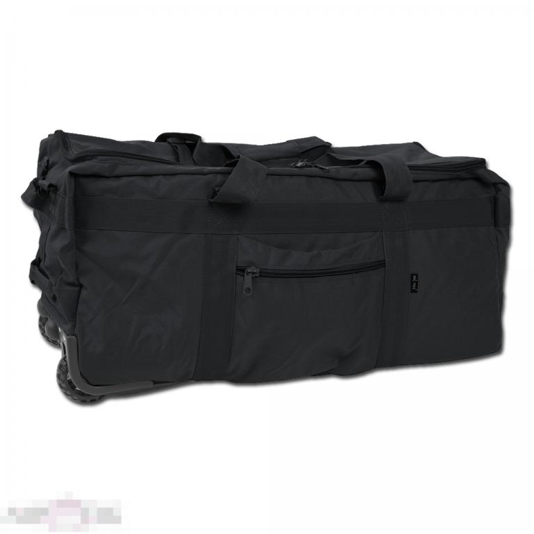 Вещмешок тактический на роликах черного цвета --- Арт. 30056 