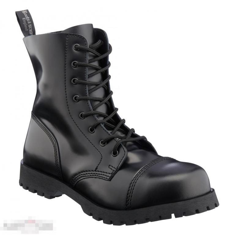 Ботинки Boots & Braces 8-hole Boot black /// Размер: 42 --- Арт. 61606 
