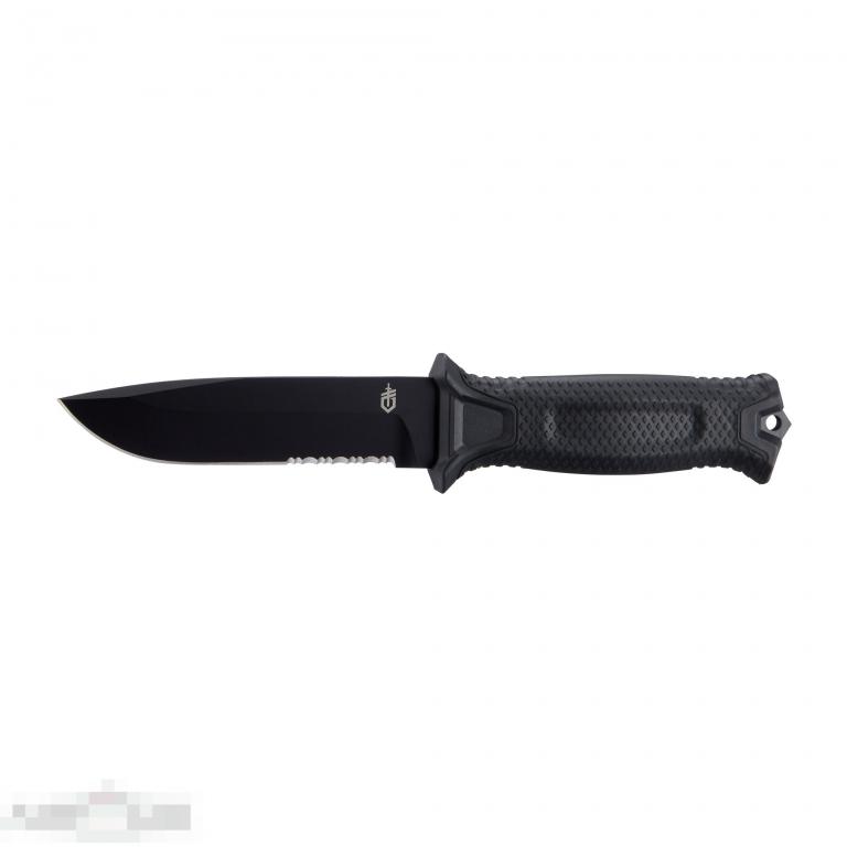 Нож туристический Gerber Survival Knife StrongArm Serrated black --- Арт. 40710 