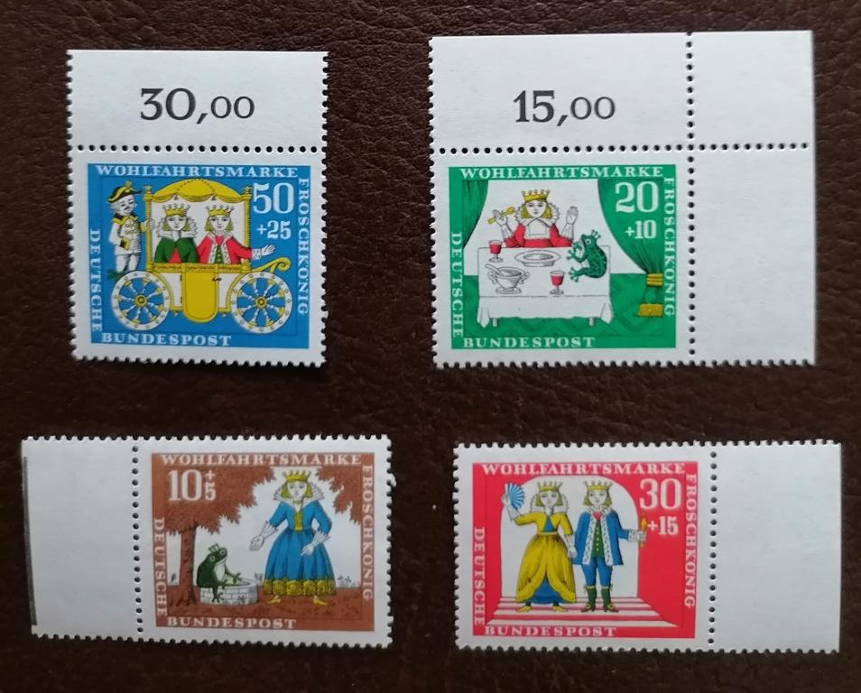 1966 Благотворительные марки - Сказки  523 -  526