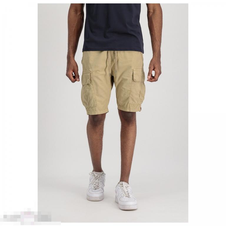 Джоггеры Alpha Industries Ripstop Jogger Short sand /// Размер: S --- Арт. 79480 
