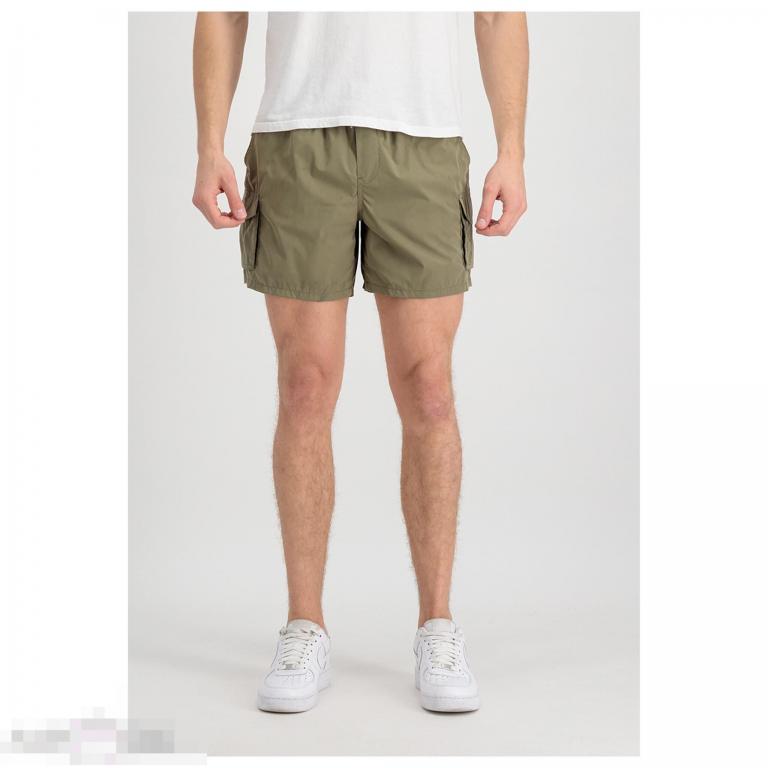 Джоггеры Alpha Industries Nylon Cargo Jogger Short olive /// Размер: L --- Арт. 79482 