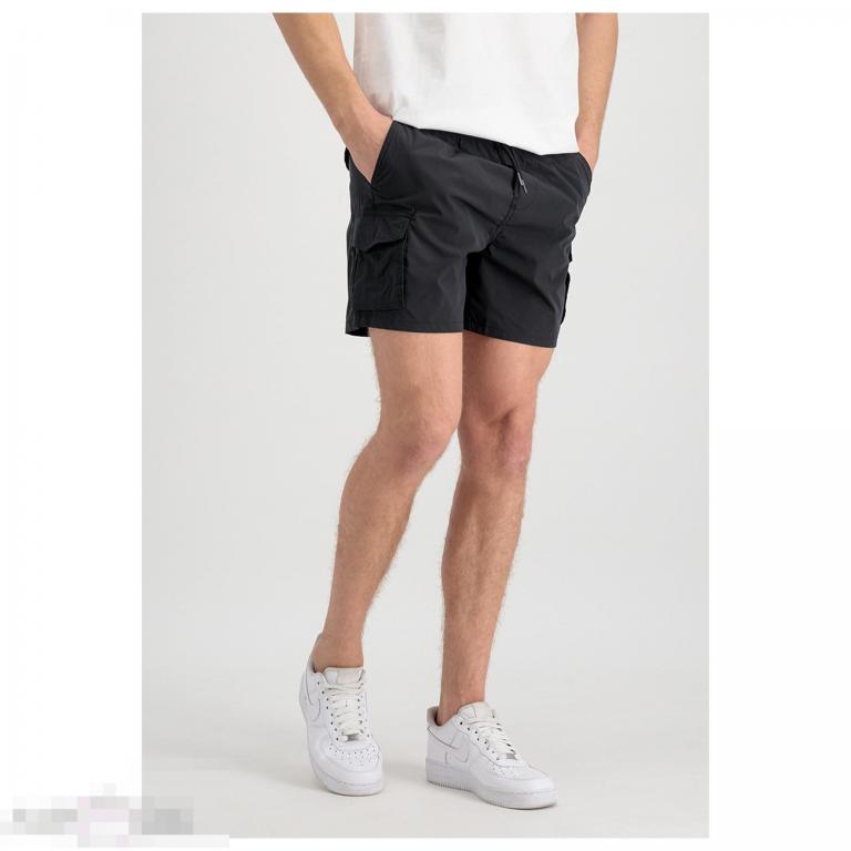 Джоггеры Alpha Industries Nylon Cargo Jogger Short black /// Размер: S --- Арт. 79481 