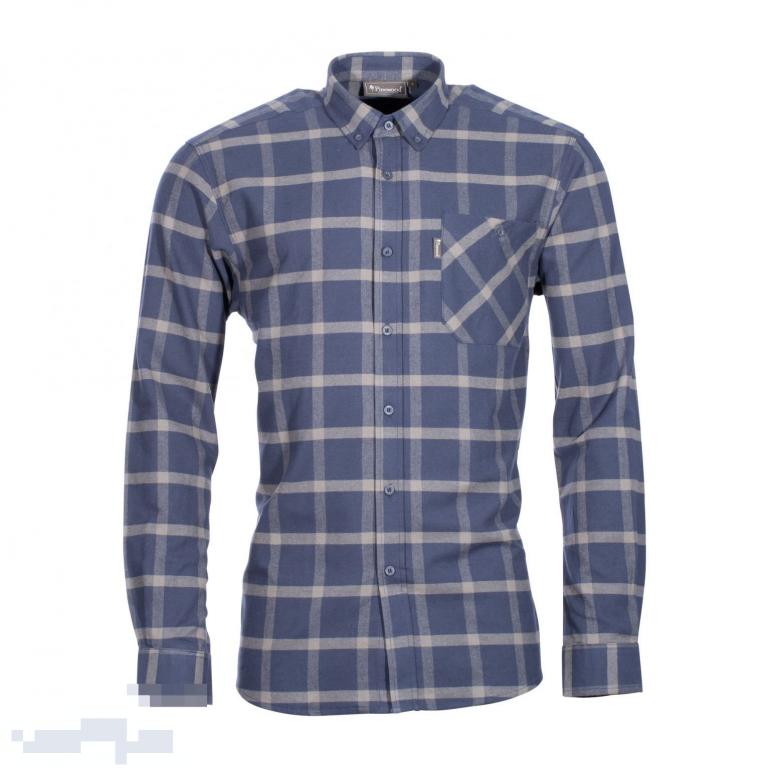 Рубашка Pinewood Flannel Shirt Varnamo bluereen /// Размер: XXL --- Арт. 80451 