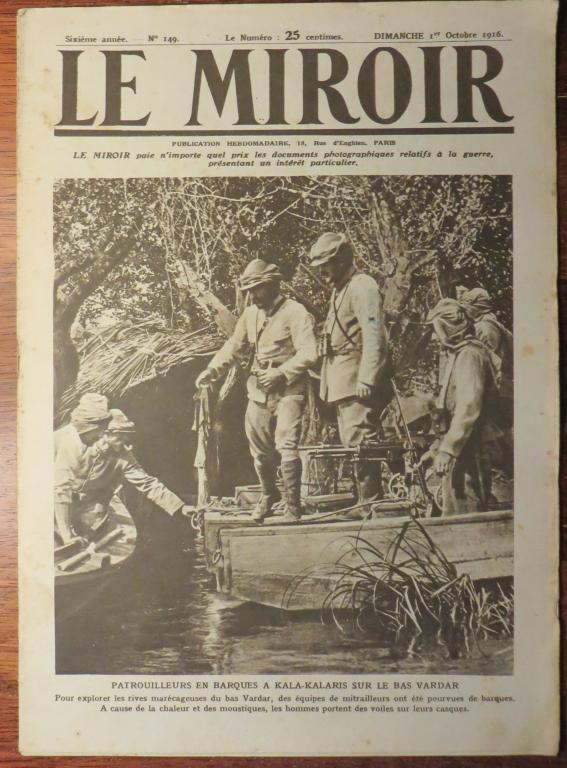 Журнал Le Miroir № 149, Франция  1916, уникальные фото первой мировой войны