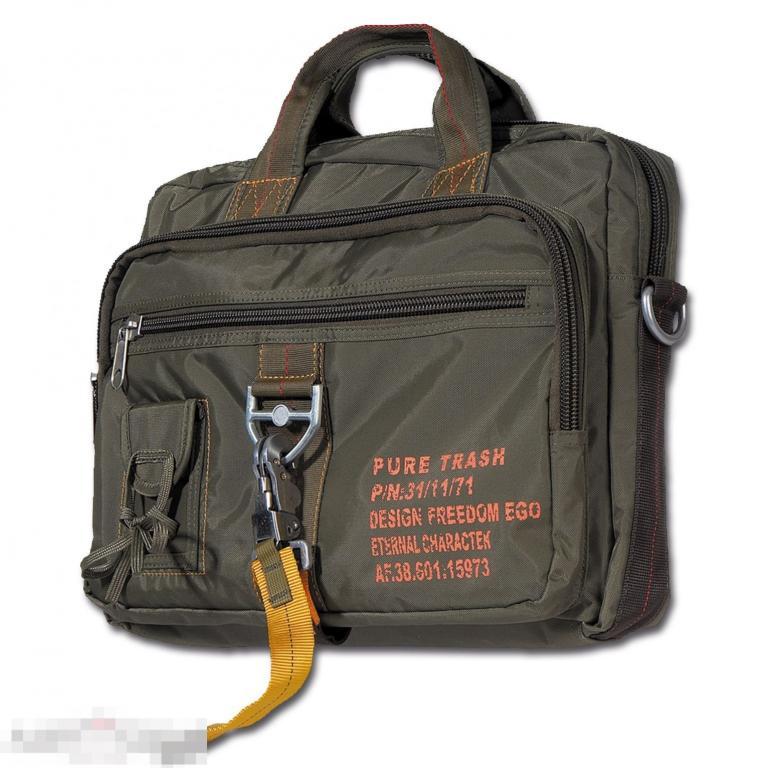 Сумка Karabiner Gross Pure Trash олива --- Арт. 28173 