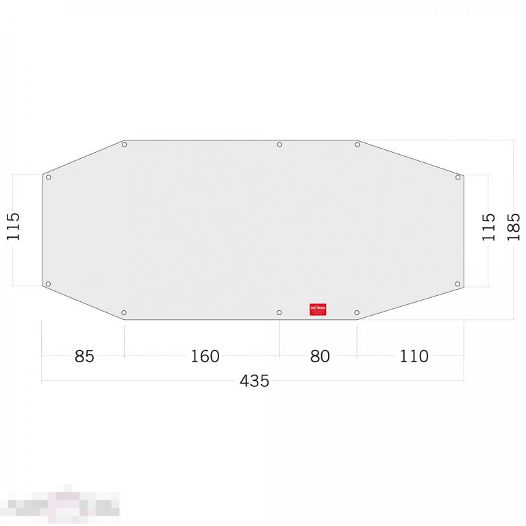 Пол палаточный Tatonka Zeltunterlage Floor Sheet PE Alaska 3 weiss --- Арт. 61307 