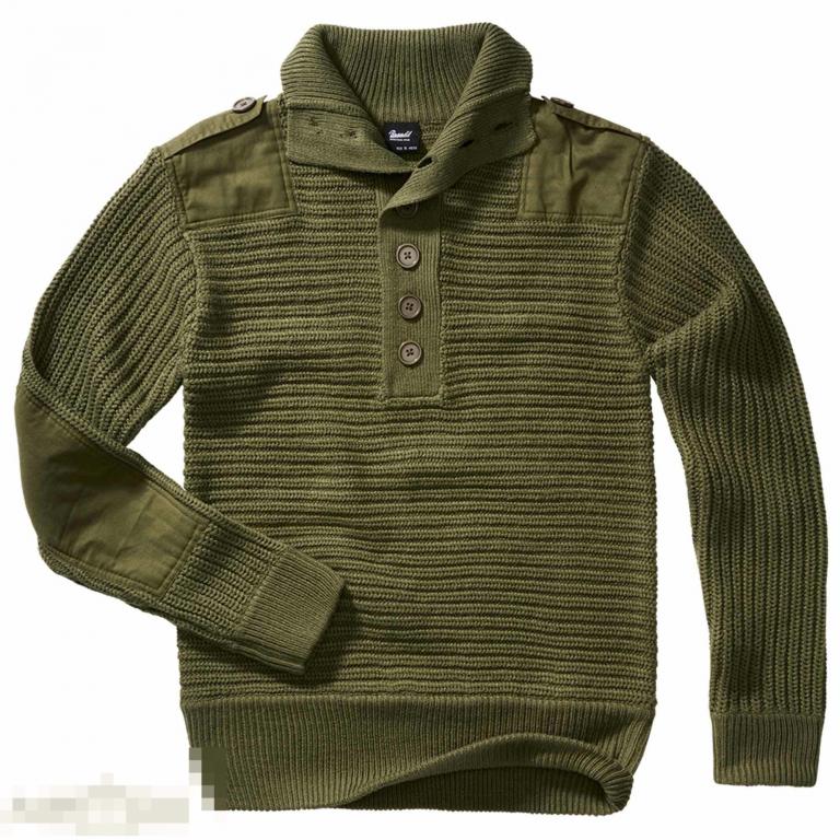 Пуловер Brandit Pullover Alpin olive /// Размер: S --- Арт. 79385 