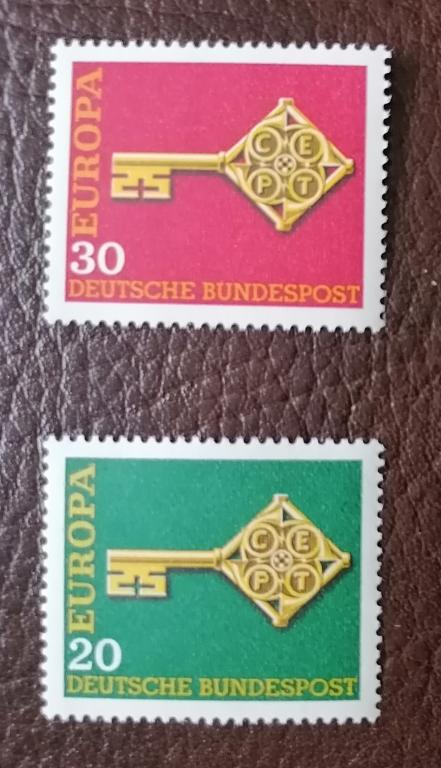 1968 Европейские марки 559 560