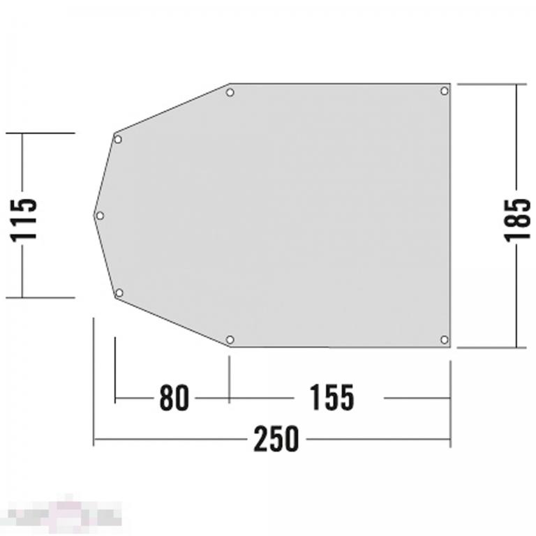 Накидка на палатку Tatonka Zeltunterlage 250 x 185 cm weiss --- Арт. 30657 